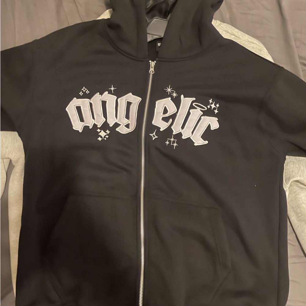 Angelic “No emotion just motion” hoodie